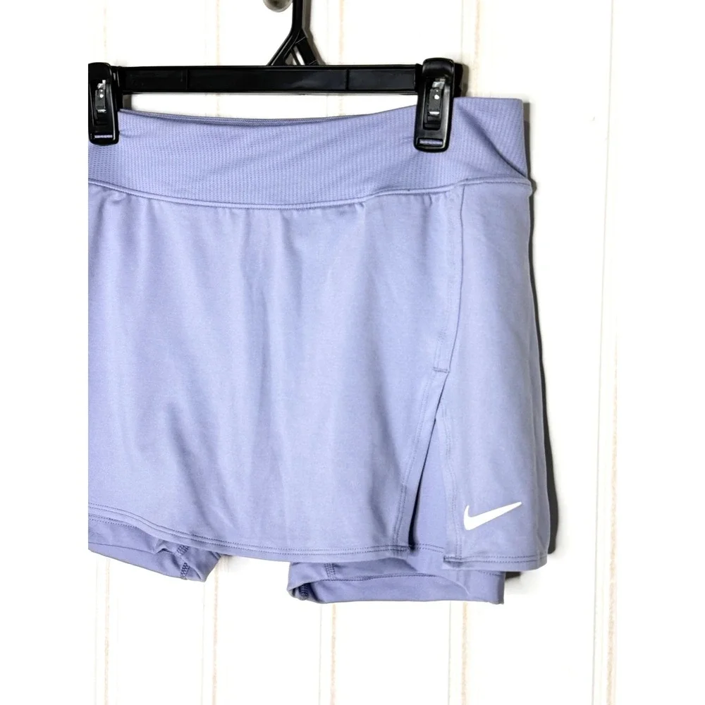 Nike Court Dri-FIT Victory Tennis Skort Light Purple Lavender Slim Fit 347